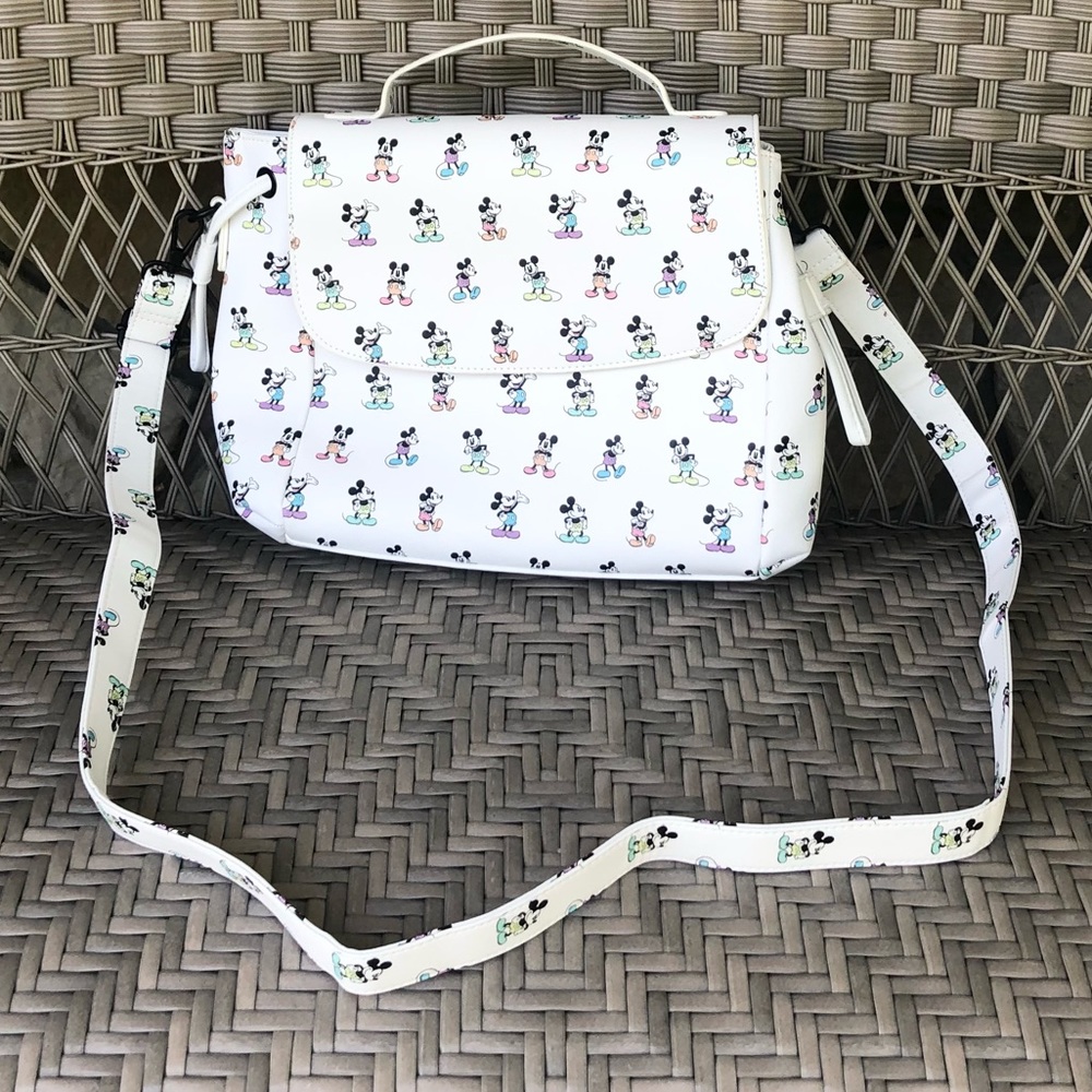 Loungefly Disney Crossbody bag with pastel Mickey